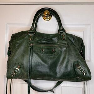 Balenciaga 2004 City in Mystery Green *READ*